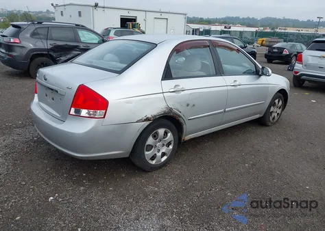 2008 Kia Spectra Ex from USA, damaged, VIN KNAFE122685511580